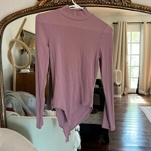 Purple Gap turtle neck body suit